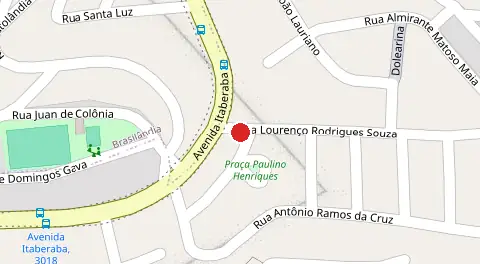 Mapa da localização