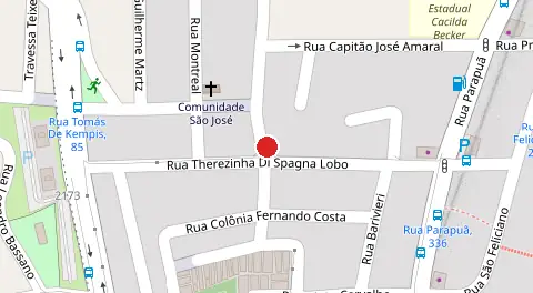 Mapa da localização