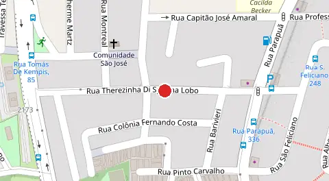 Mapa da localização