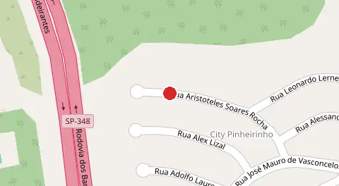 Mapa da localização
