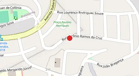 Mapa da localização