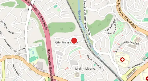 Mapa de Jardim dos Pinheiros
