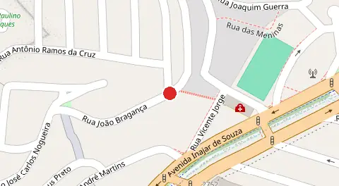 Mapa da localização