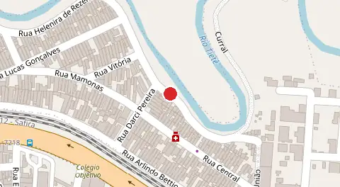 Mapa da localização