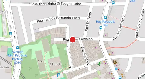 Mapa da localização