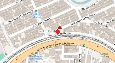 Mapa da localização