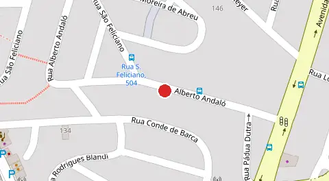 Mapa da localização