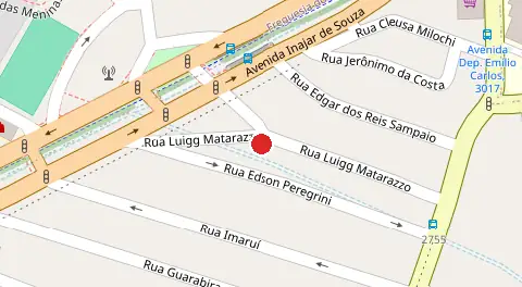Mapa da localização