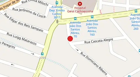 Mapa da localização