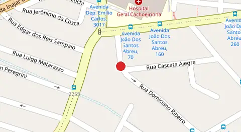 Mapa da localização