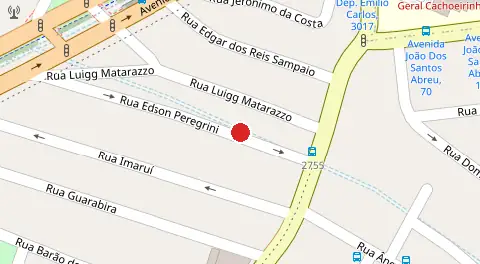 Mapa da localização