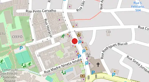 Mapa da localização