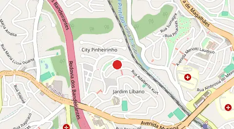 Mapa de Jardim Libano