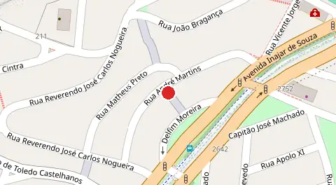 Mapa da localização