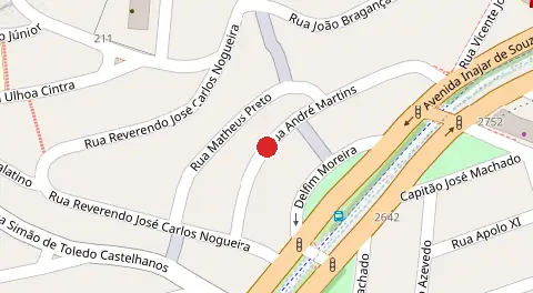 Mapa da localização