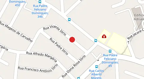 Mapa da localização