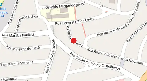 Mapa da localização