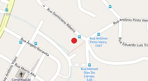 Mapa da localização