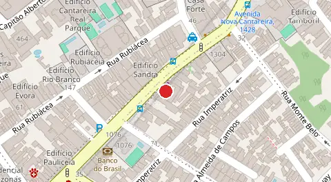 Mapa da localização