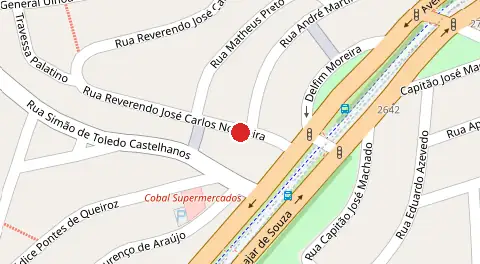 Mapa da localização