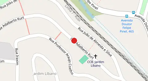 Mapa da localização