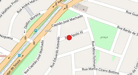 Mapa da localização
