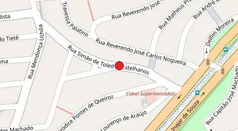 Mapa da localização