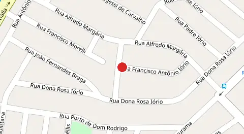 Mapa da localização