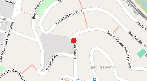 Mapa da localização