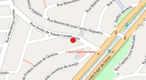 Mapa da localização