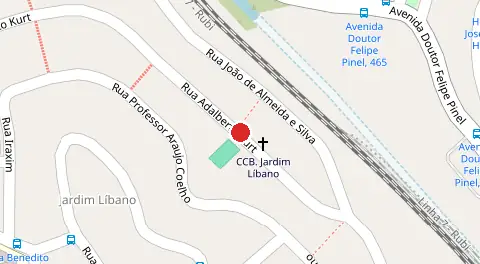 Mapa da localização
