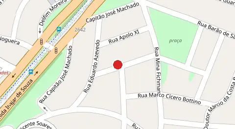 Mapa da localização