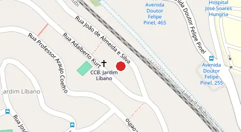 Mapa da localização
