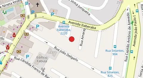 Mapa da localização