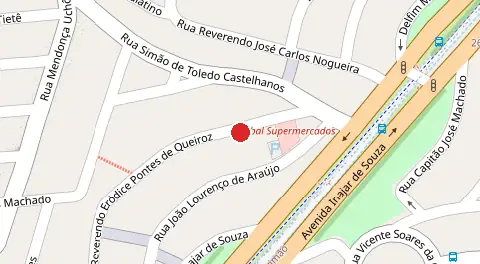 Mapa da localização