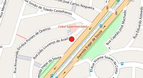 Mapa da localização