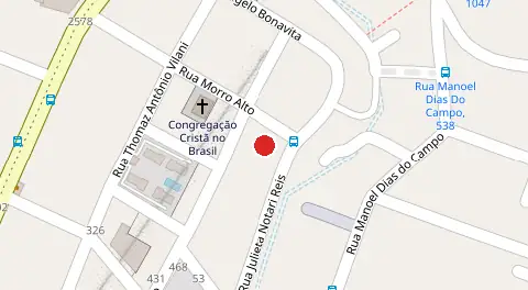 Mapa da localização