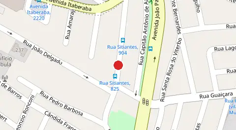 Mapa da localização