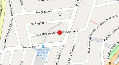 Mapa da localização