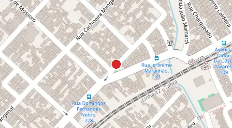 Mapa da localização
