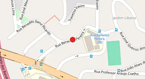 Mapa da localização