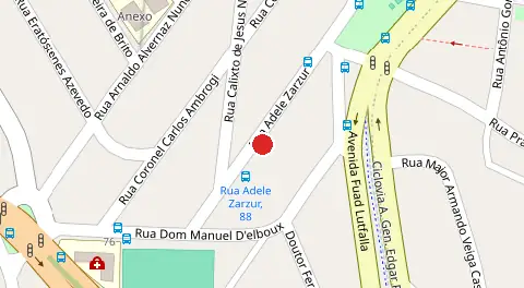 Mapa da localização