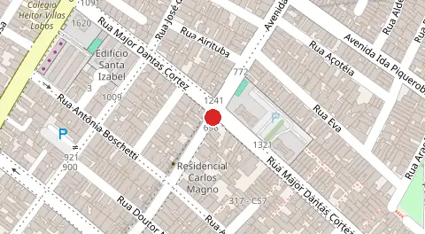 Mapa da localização