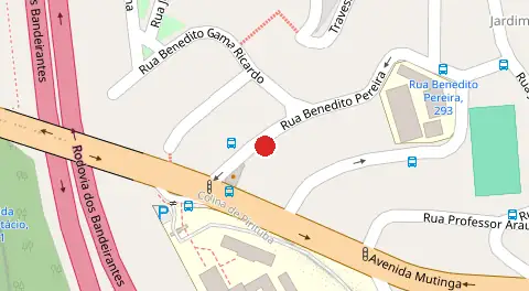 Mapa da localização