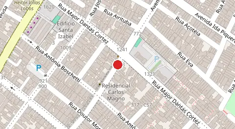 Mapa da localização