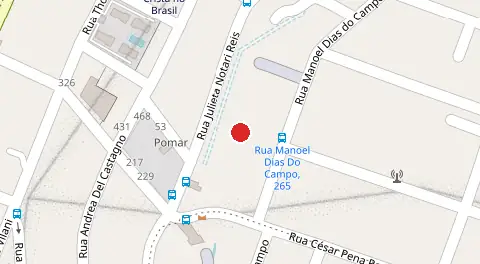 Mapa da localização