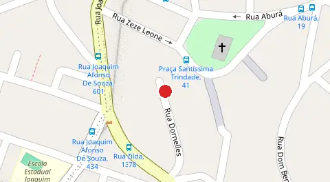 Mapa da localização