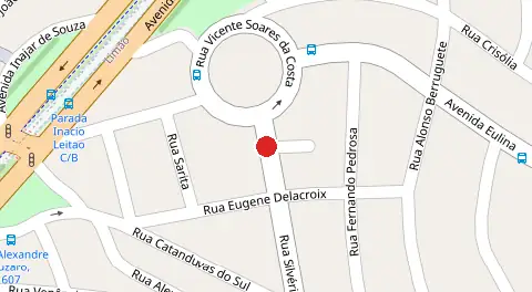 Mapa da localização