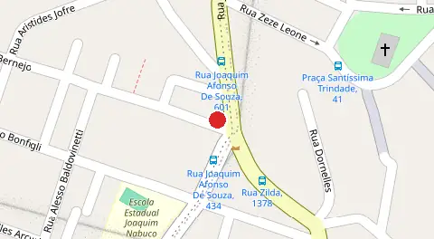 Mapa da localização