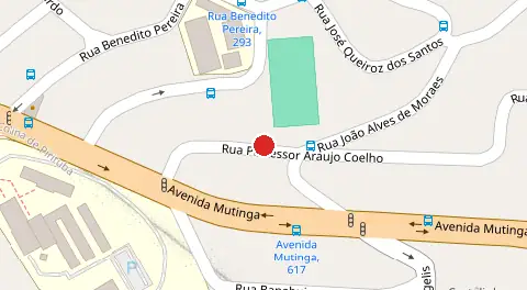 Mapa da localização